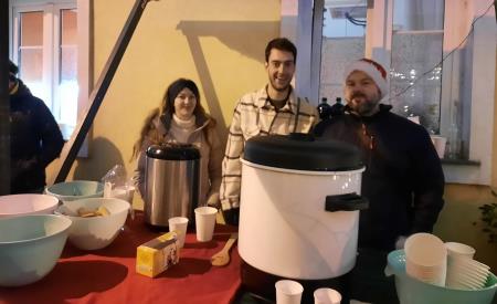 V staro mestno jedro je prispel Božiček (3)